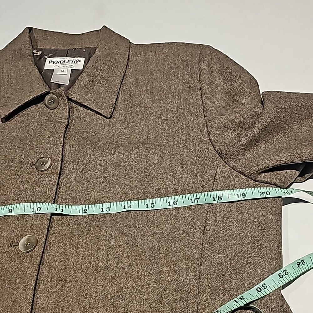 Pendleton all wool button front jacket size 12 - Picture 7 of 9